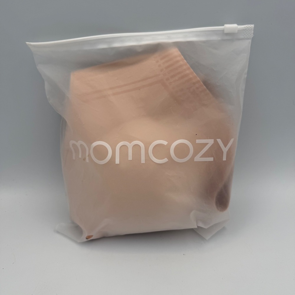 Momcozy Breastfeeding Maternity Bra Oyster Pink FB029 Seamless Wireless Large